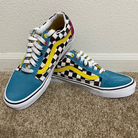 Vans Shoes - Vans Off the Wall Old Skool ‘Crazy Checks’ Sneaker Men Size 6.5 Women Si…